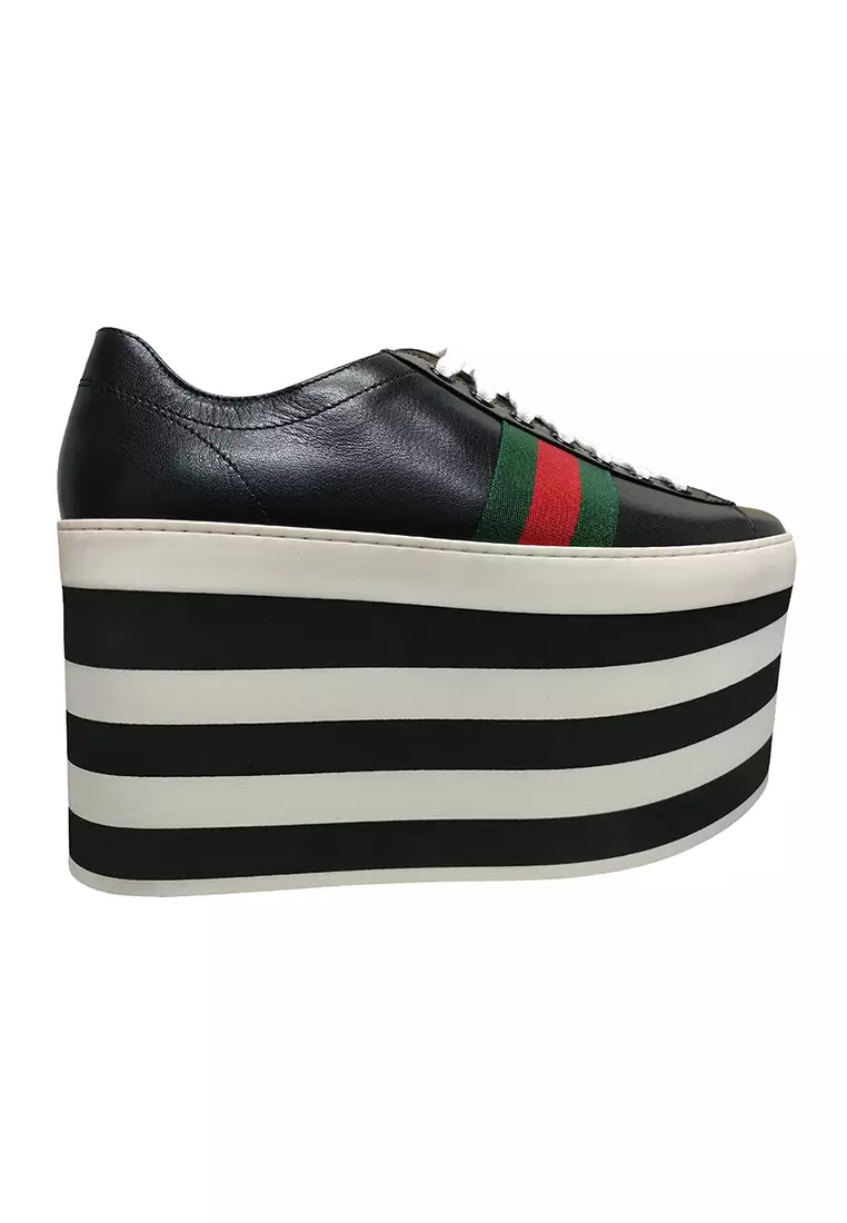 Gucci high heel sneakers shop