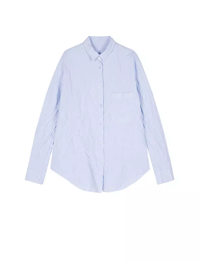 Striped Loose Fit Long Sleeve Shirt