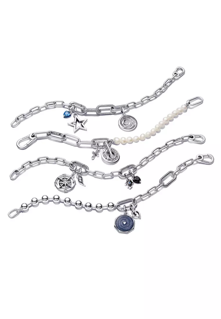 Pandora Me Metal Bead & Link Chain Bracelet