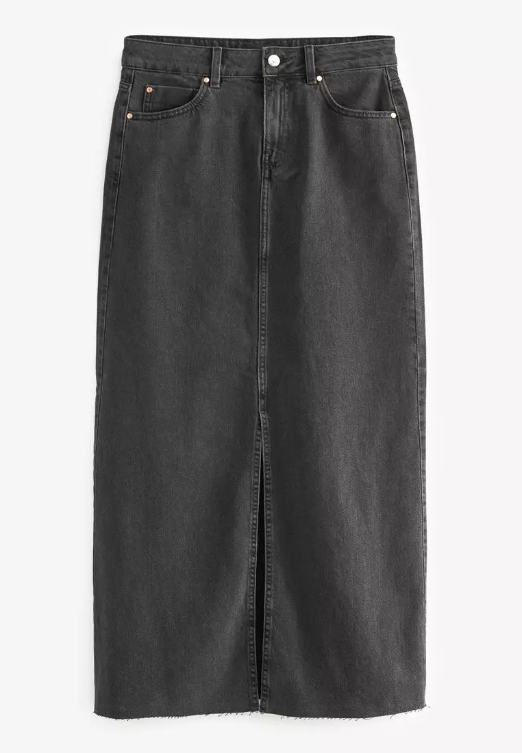 Buy NEXT Denim Maxi Skirt Online ZALORA Malaysia