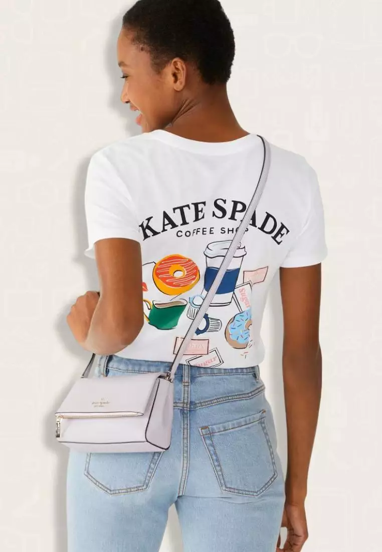 Kate Spade Leila Mini Zip Crossbody Lilac Moonlight