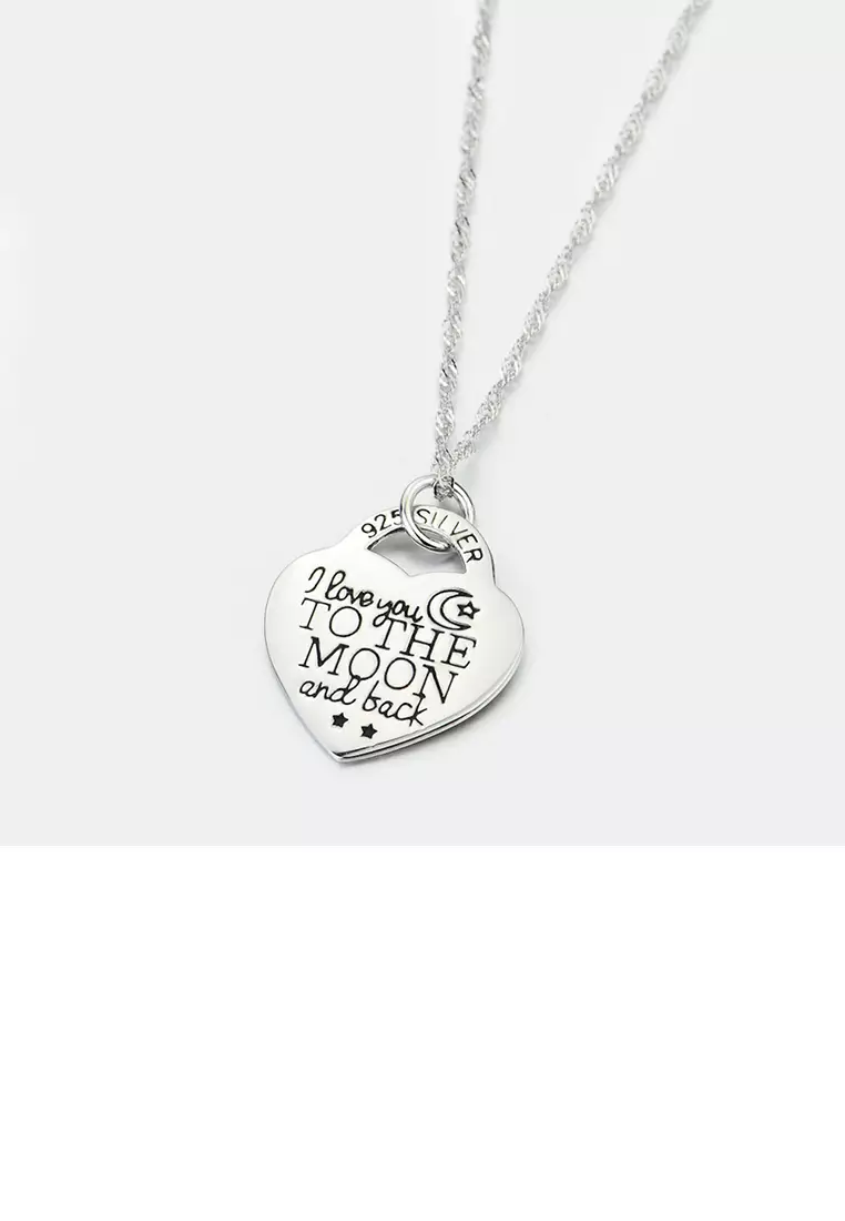 Tiffany mom heart tag pendant top