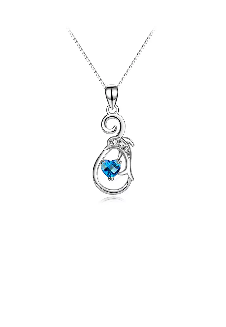 Buy Mooclife 925 Sterling Silver Fashion and Elegant Dolphin