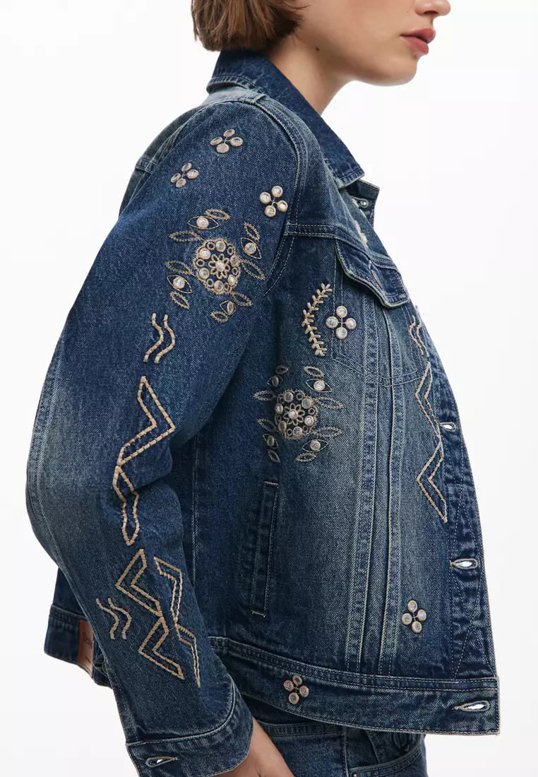 Mirror denim jacket