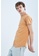 DeFacto yellow Long Fit Short Sleeve T-Shirt D2379AAB7873B5GS_1