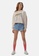 JUST G beige Teens Strong Girls Cropped Raw Edge Pullover AA5BEAA9AE14E1GS_1