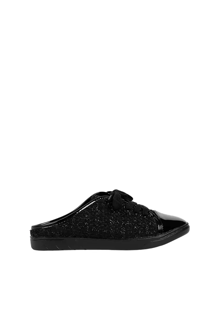 Discount on Happy2U  shoes - SKU: Trixy Tweed Backless Sneakers
