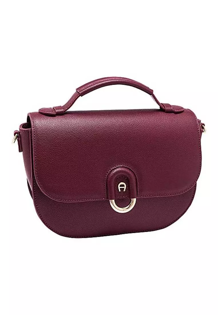 Aigner Camilla Crossbody Bag S Burgundy