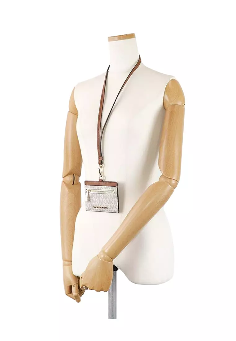 Jet Set Travel Signature ID Lanyard - Vanilla