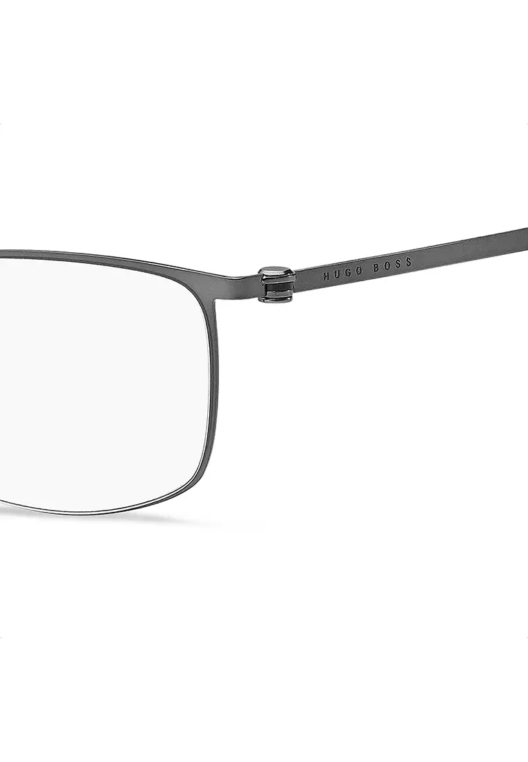 Lunettes De Vue Hugo Boss BOSS 1351/F 6LB - Monture Ruthenium 55/19/145 Pour Homme, Avec étui