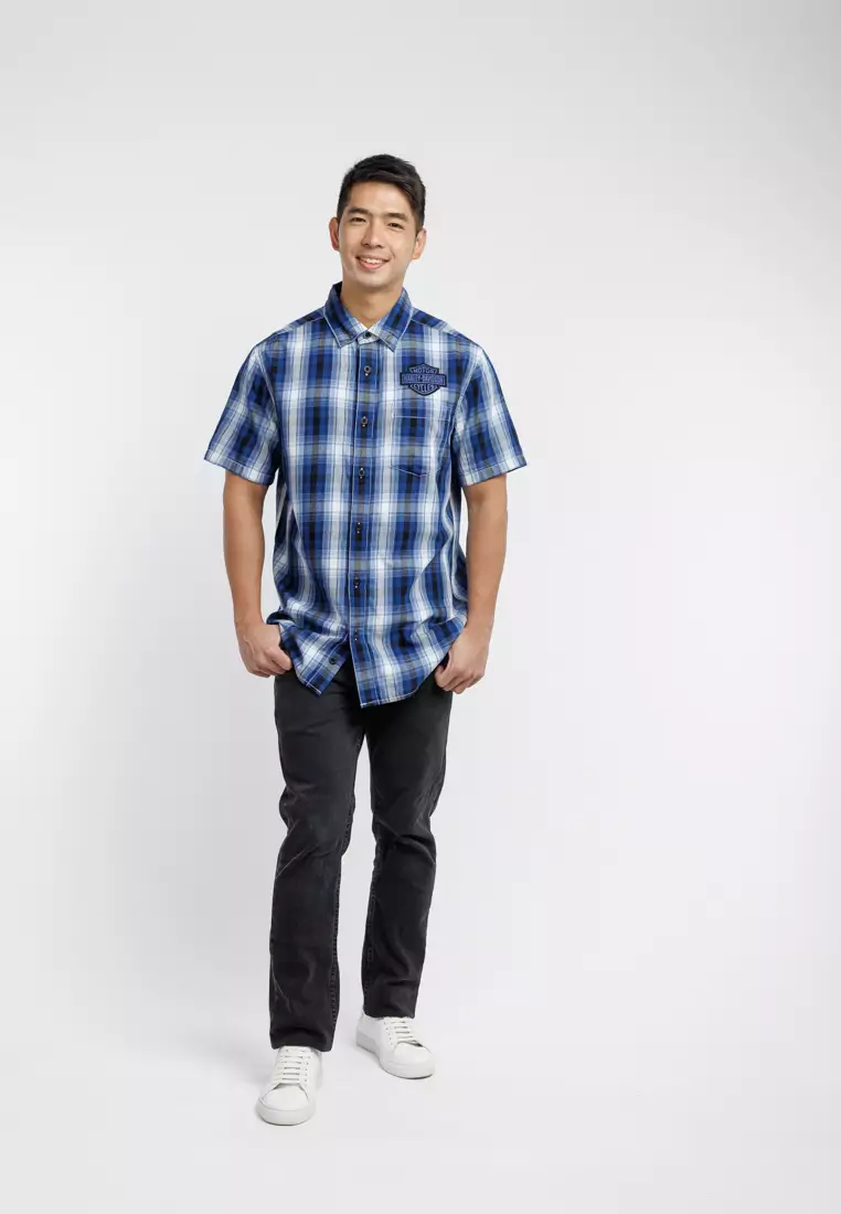Harley-Davidson Bar & Shield SS Plaid Shirt
