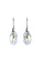 Her Jewellery silver Raindrop Hook Earrings (Rainbow) - Made with premium grade crystals from Austria 5A52AAC283EA02GS_2
