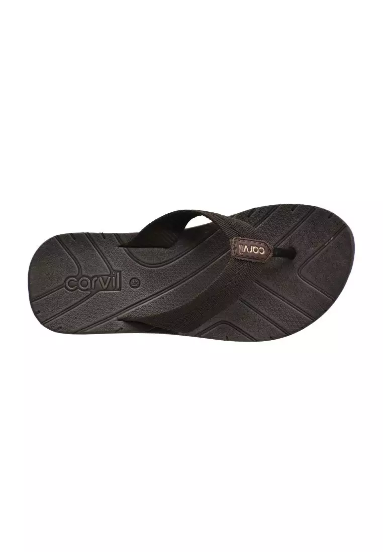 Carvil Sandal Pria Evano-Me Brown/Beige