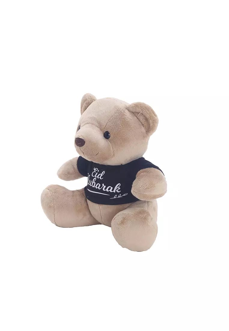 Boneka Animal Plush Bear Ramadhan Style D Hitam 20cm
