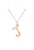 Air Jewellery gold Luxurious Shape J Necklace In Rose Gold B3D17ACB712EA1GS_3
