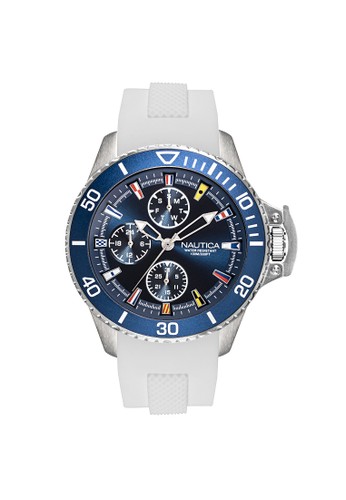 Jual Nautica Watch Nautica Jam Tangan Pria Bayside Boxset Napbsp902 Putih Original Zalora Indonesia