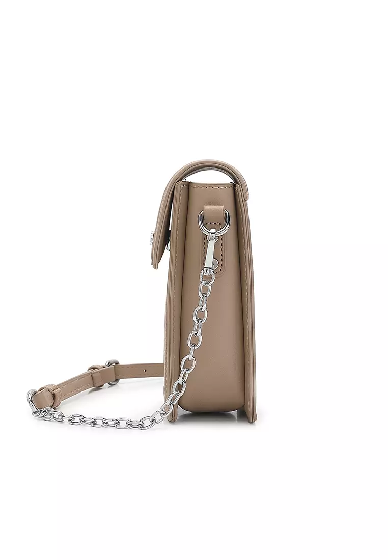 Women's Sling Bag / Crossbody Bag / Shoulder Bag - Beige