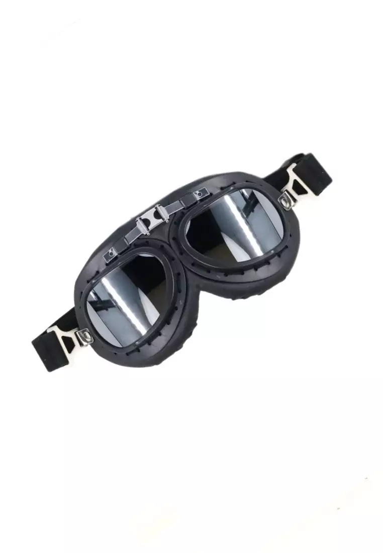 Haqy Kacamata Goggles Unisex Classic Vintage UV Protection Ski Ice Skating Material Plastic Spons ORIGINAL - Transparent