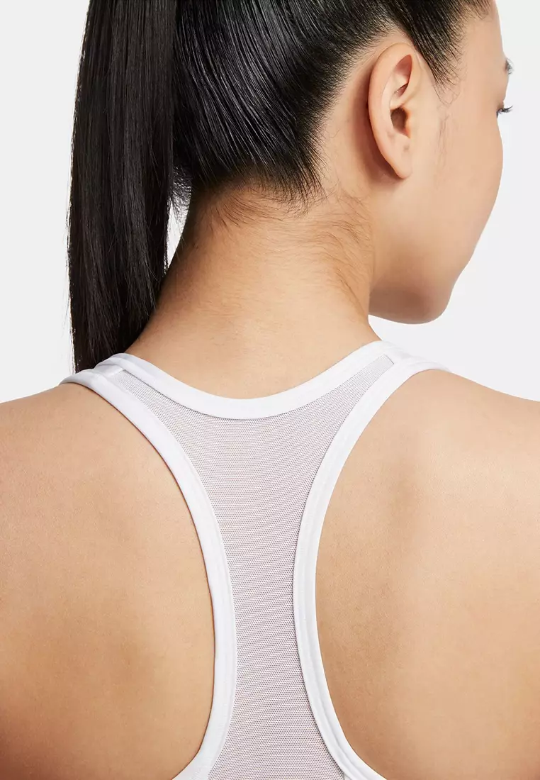 Swoosh Front Zip Medium-Support Padded Sports Bra