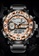 LIGE black and gold LIGE Chronograph Unisex Analogue/Digital Dual Time Watch, black and rose gold color elements, Black Silicone Strap 157F3AC97F402CGS_2