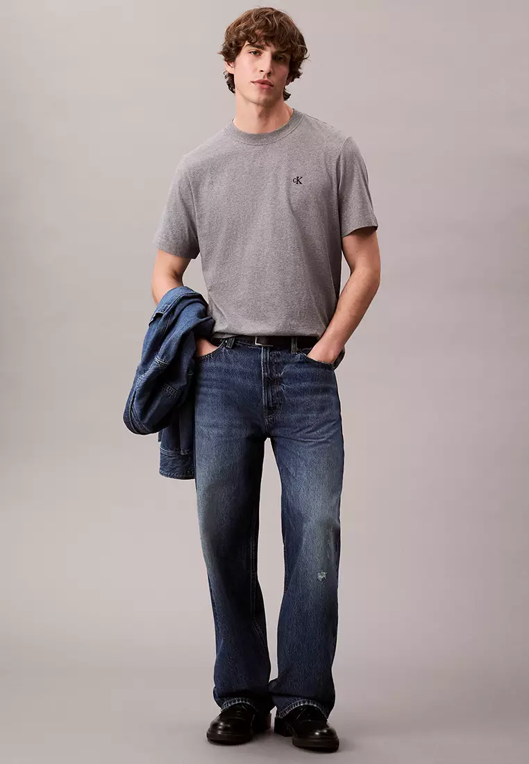 Short Sleeves Easy Monogram Tee - Calvin Klein Jeans