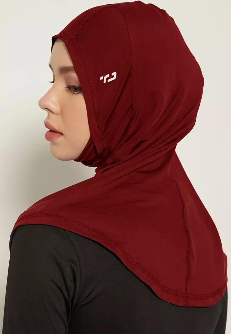 Td Active LH054 kerudung olahraga dengan penutup mulut hijab sport Alfa