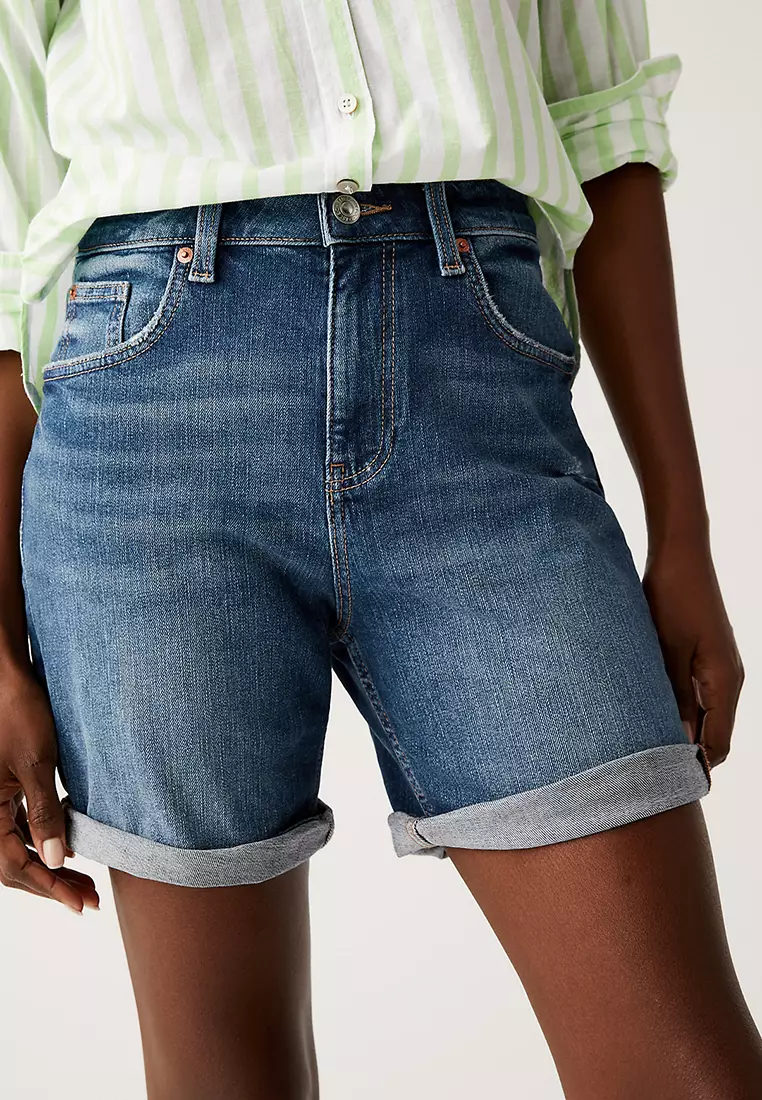 Denim Boyfriend Shorts