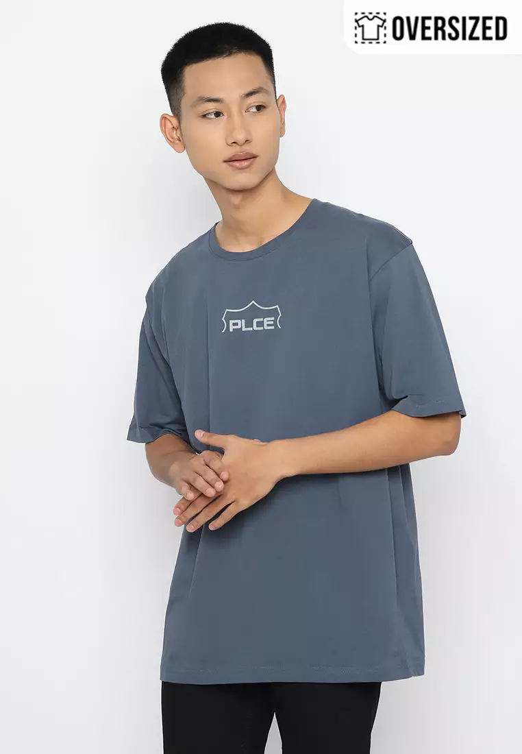 POLICE T-Shirt Cotton Combed Oversized Pria 2079180211