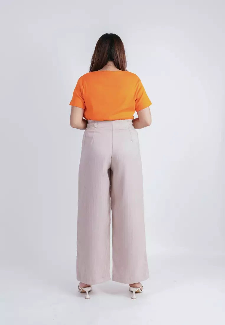 plus size rachel pants nude pink