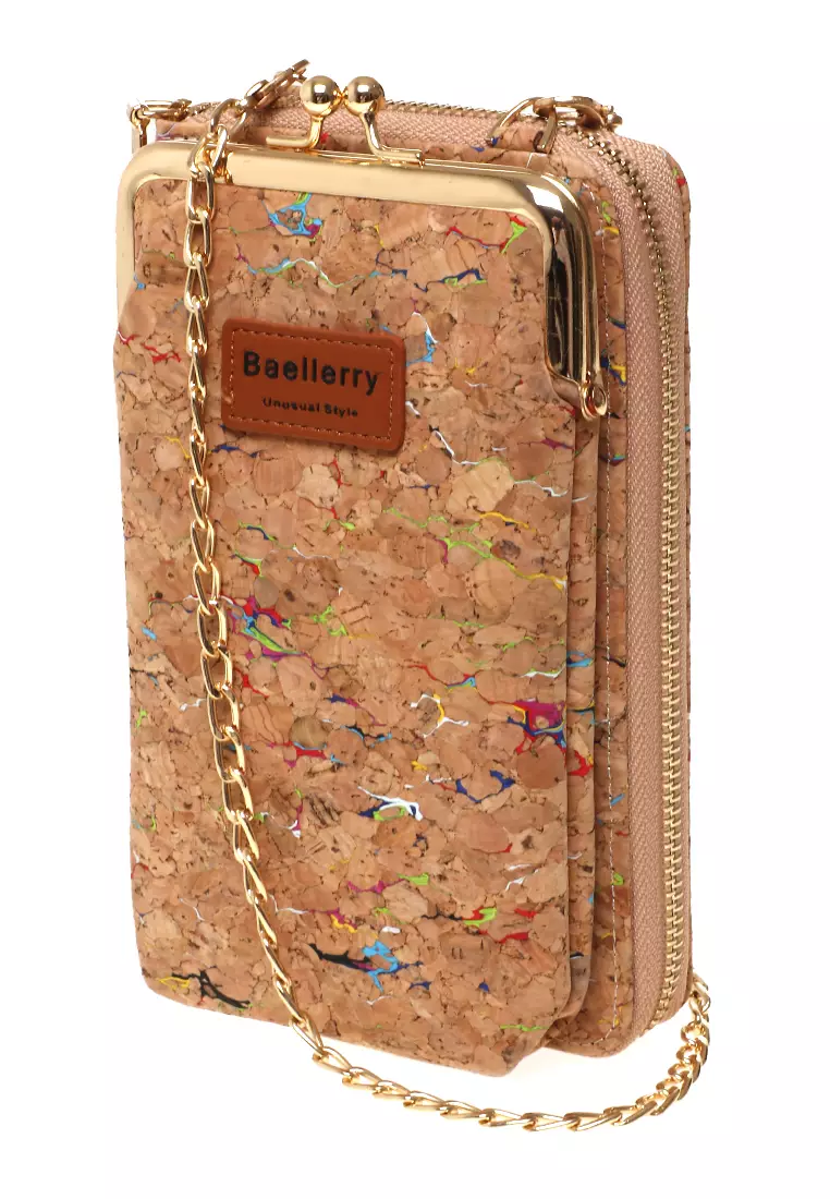 Sling Bag Tas Selempang Dompet Wanita Multifungsi Uniqe Design Material Kulit Leather ORIGINAL