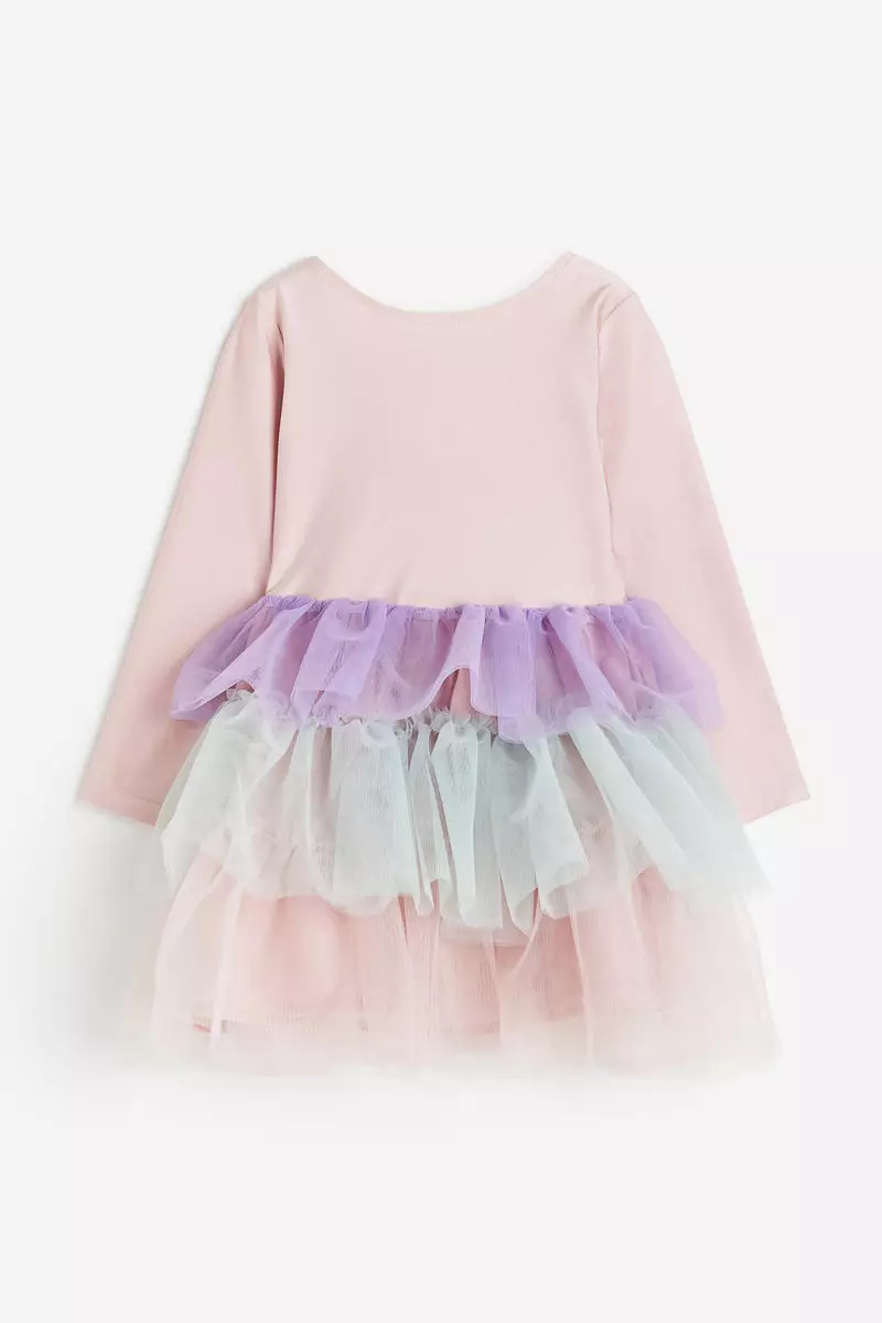 h&m dress with tulle skirt