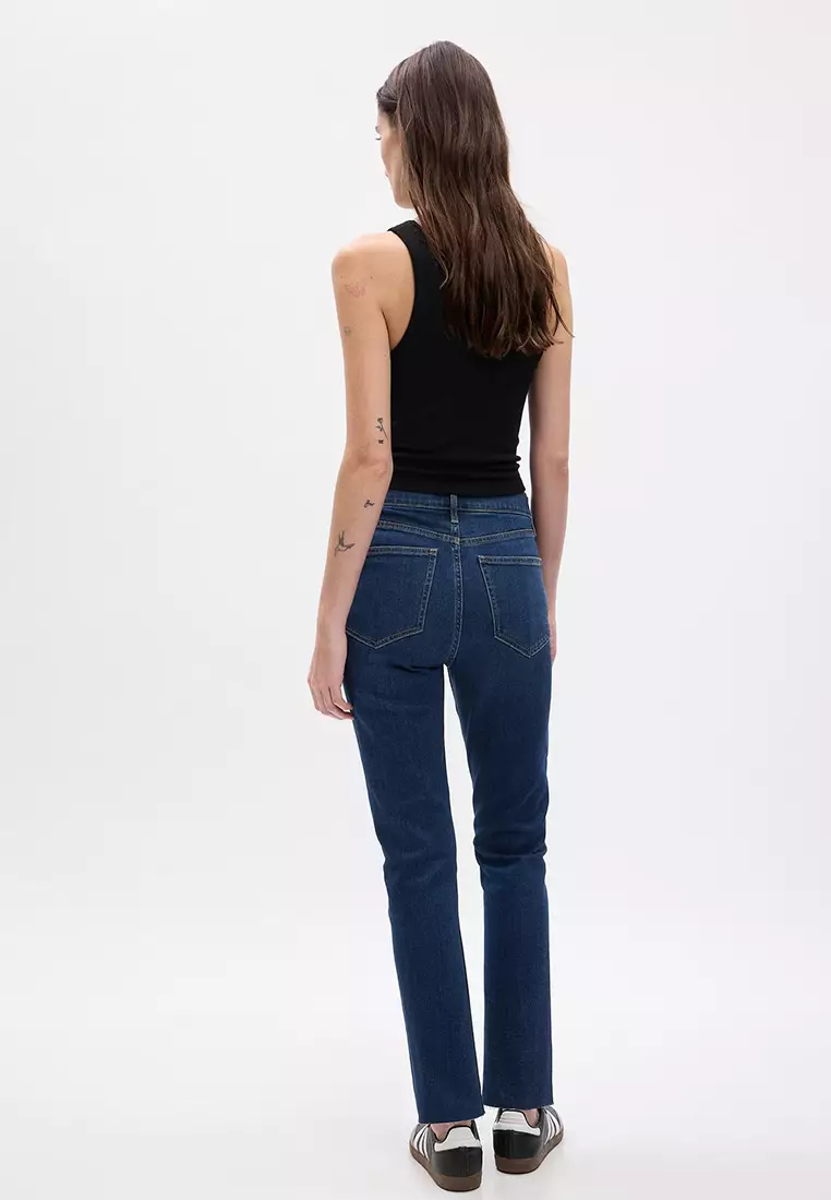High Rise Vintage Slim Jeans