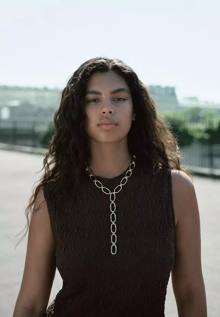 Long Link-Design Necklace