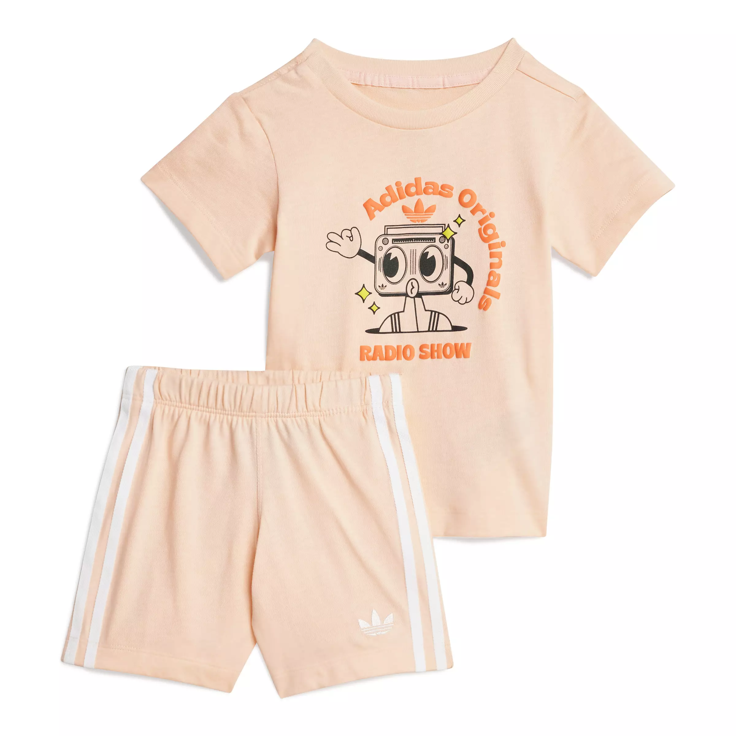 Adidas Short Tee Set - Set Baju Anak Perempuan (Pink)
