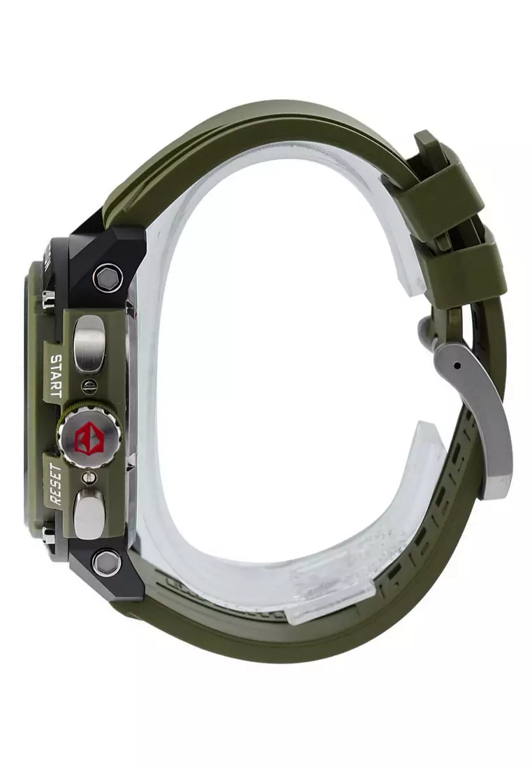 Expedition - Jam Tangan Chronograph Pria - Green - Rubber Strap - 6781PMCRTBBAGN