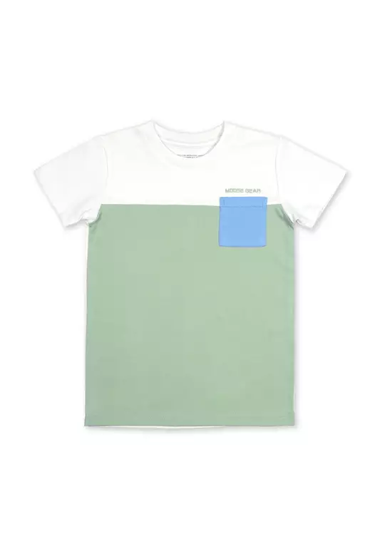 Boys T-Shirt Combi with Print Details