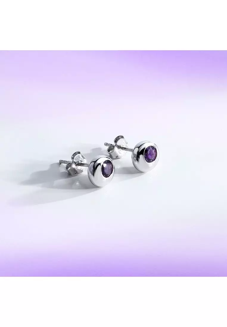 MORELLATO TESORI ETERNI Violet and Silver Earrings SAXN20