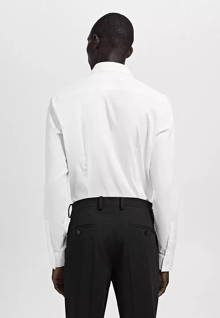 Slim Fit Cotton Suit Shirt