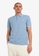 Fred Perry blue Fred Perry M3600 Twin Tipped Fred Perry Shirt (Sky/Snow/Snow) 87E8AAA4118C83GS_1