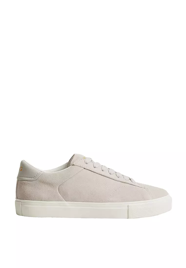 Discount on Mango  shoes - SKU: Lace-Up Leather Sneakers