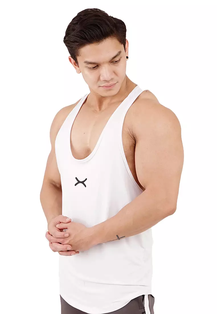 FLEXZONE Sport Singlet Alpha Series White