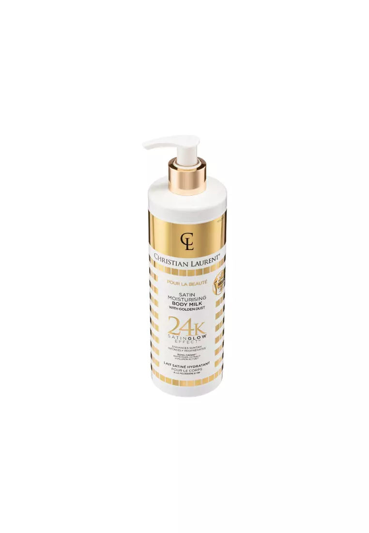Christian Laurent Satin Moisturizing Body Milk with Golden Dust 350ml