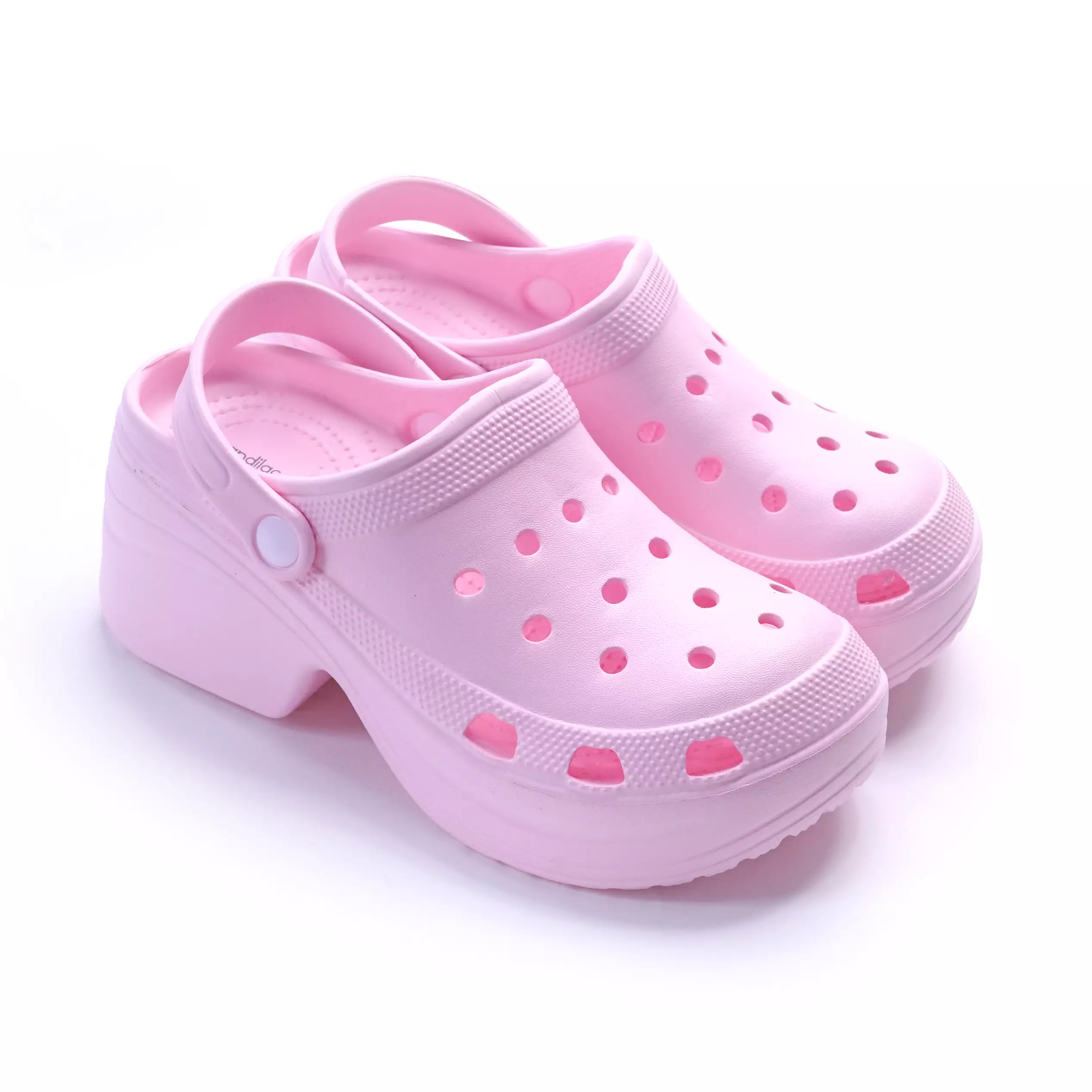 ZANDILAC - SANDAL WANITA DEWASA BZ230142WD - MERAH PEONY full karet