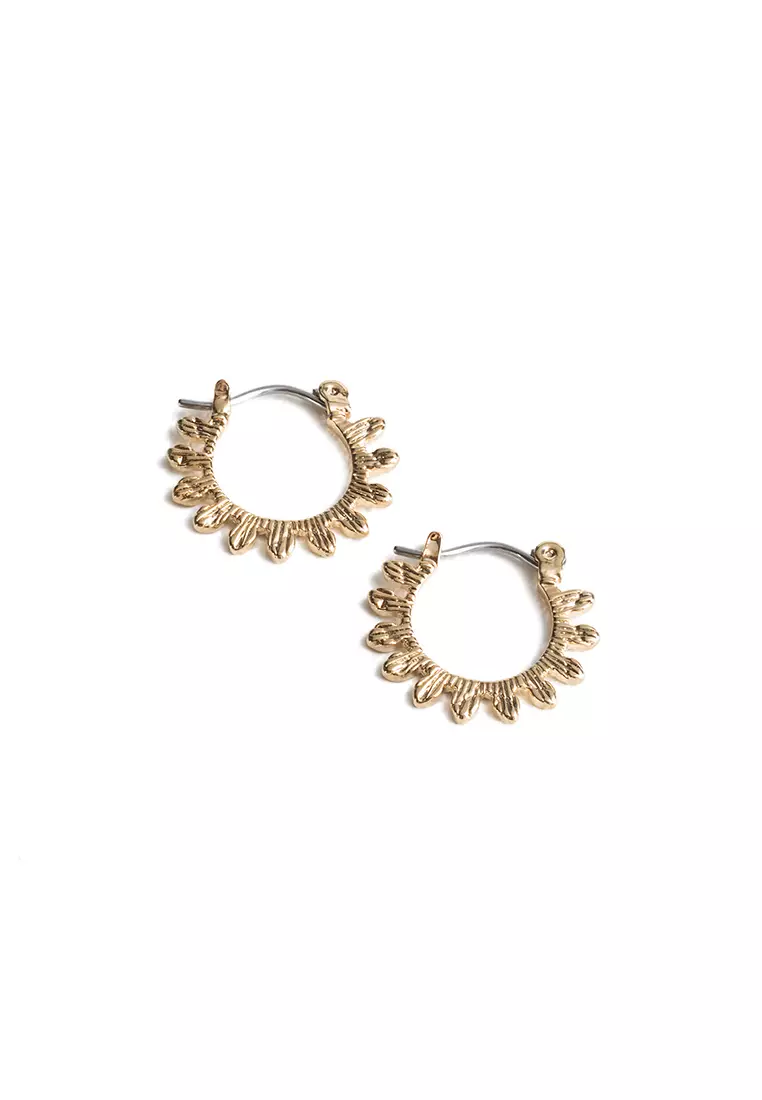 Buy & Other Stories Sunflower Hoop Earrings Online ZALORA Malaysia