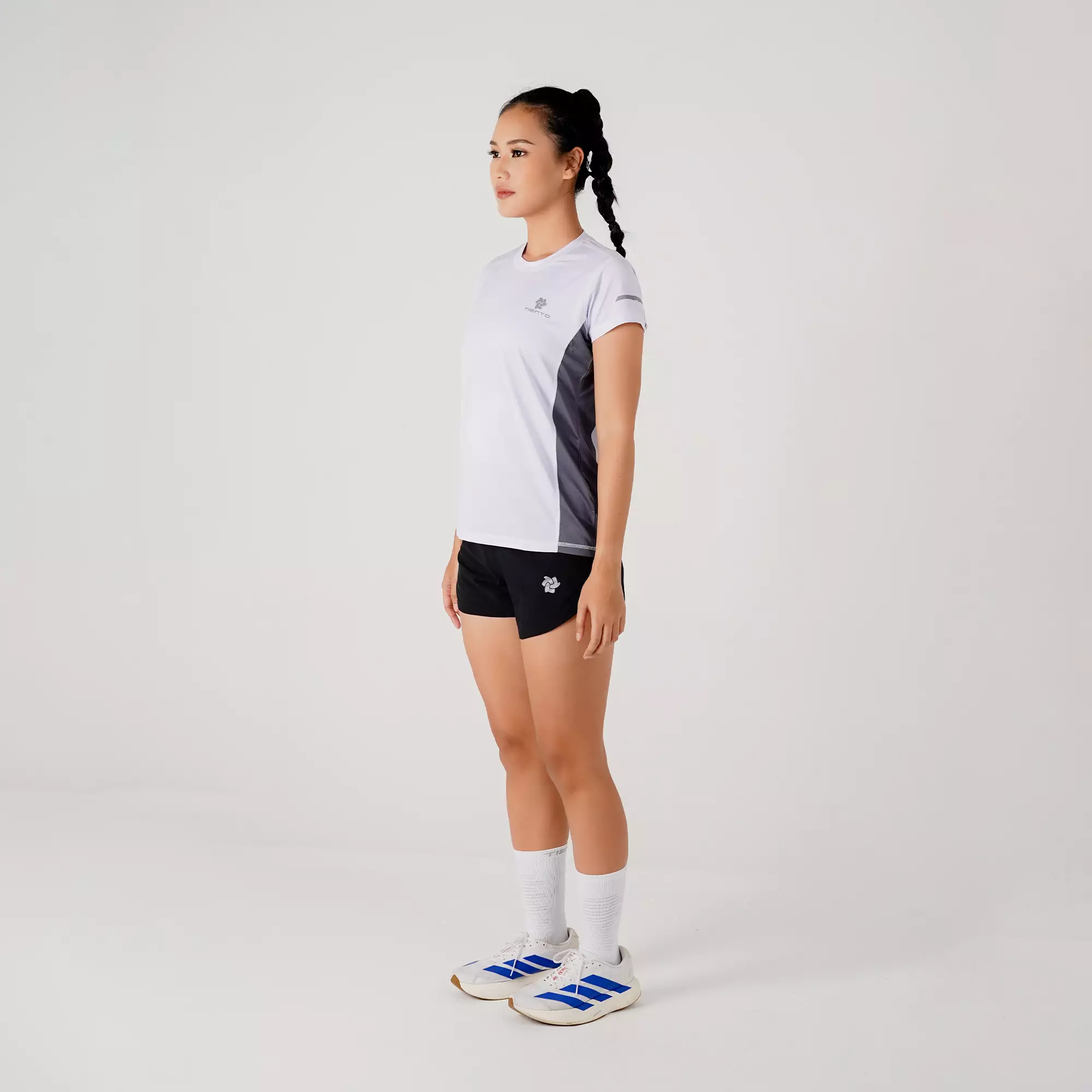 Tiento Kaos Olahraga Lari Baju Running Gym Dry Fit X-Lite Neo Wanita