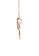 Diamondsmith Diamondsmith 18k Round Diamond Pendant in Rose Gold with Necklace E755CACCE5D215GS_2