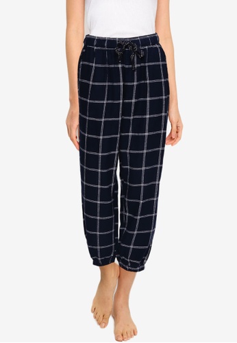 hollister flannel sleep shorts