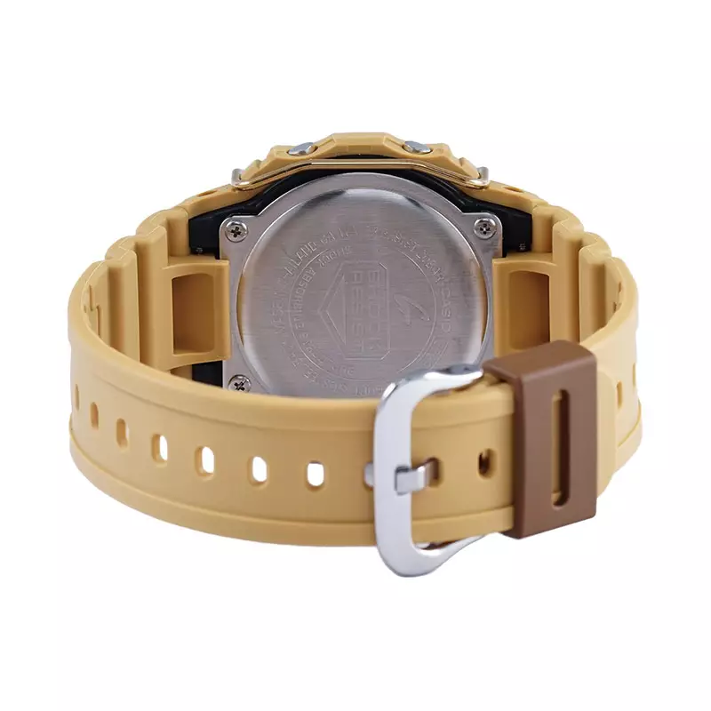 Jam Tangan Pria Casio G-Shock DW-5600PT-5DR Tone On Tone Digital Dial Light Brown Resin Band