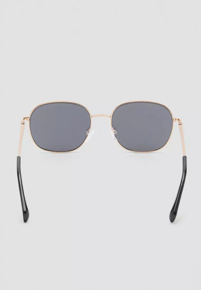 Metallic Frame Sunglasses