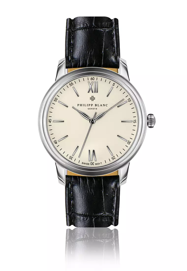 Geneva clearance white watch